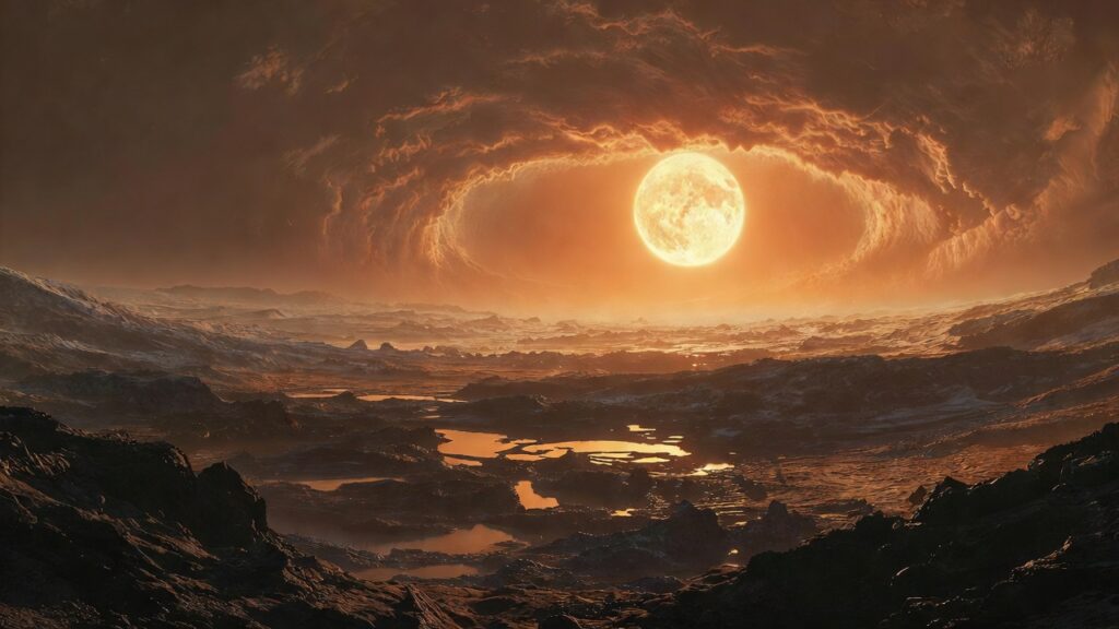 paisaje exoplaneta