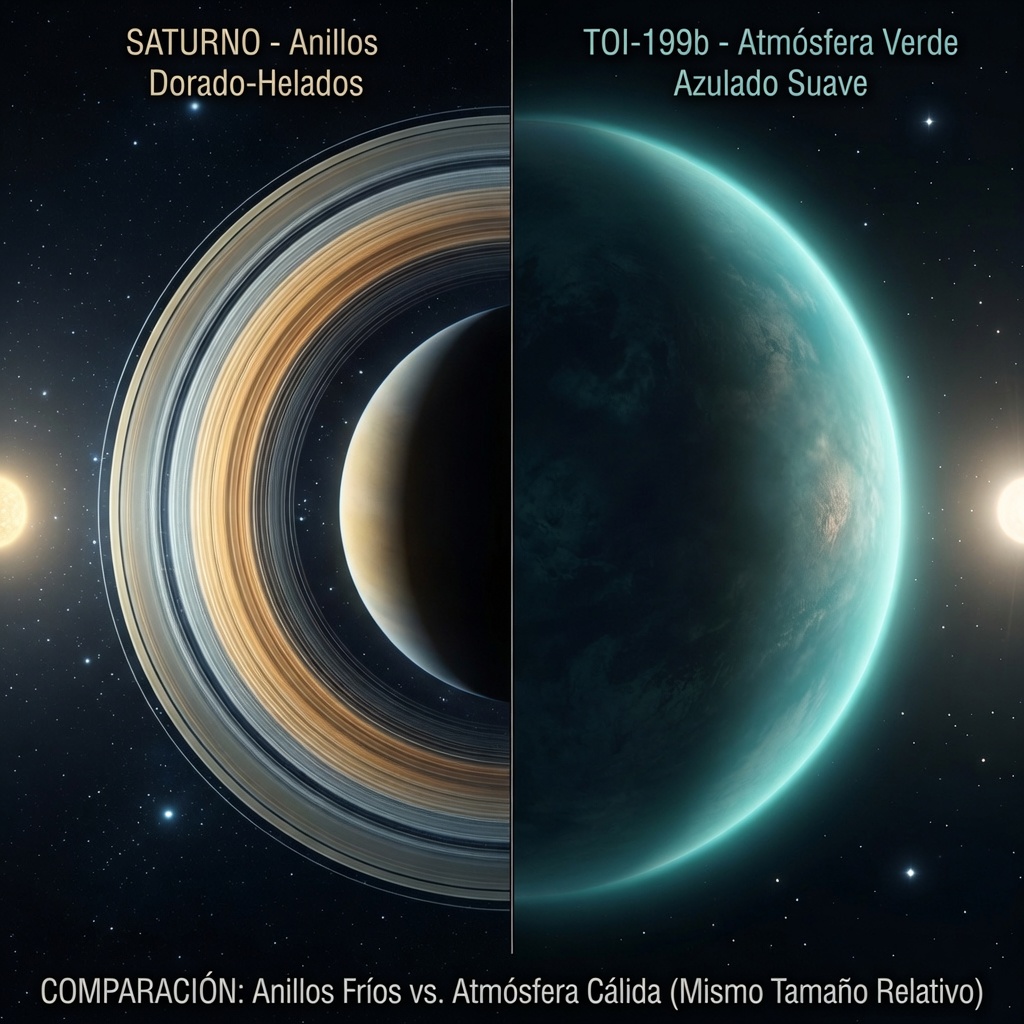 Saturno Vs TOI199b