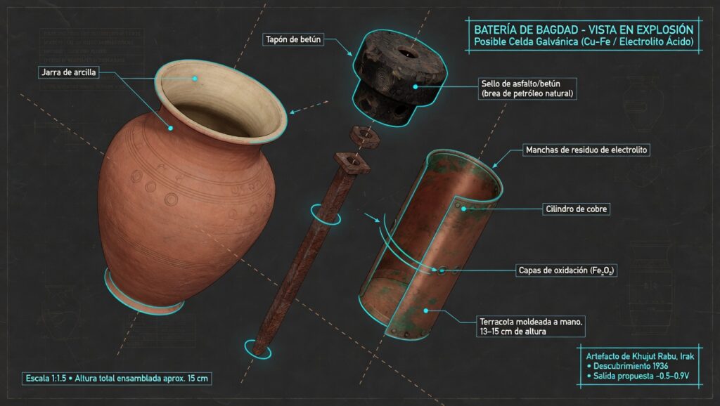 bateria bagdad descripcion